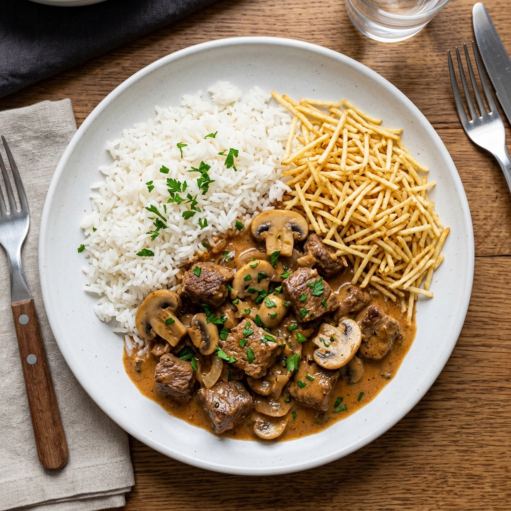 Strogonoff de Carne